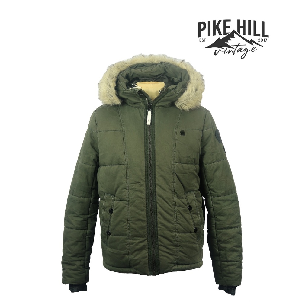 G-Star Whistler Hooded Fur Jacket